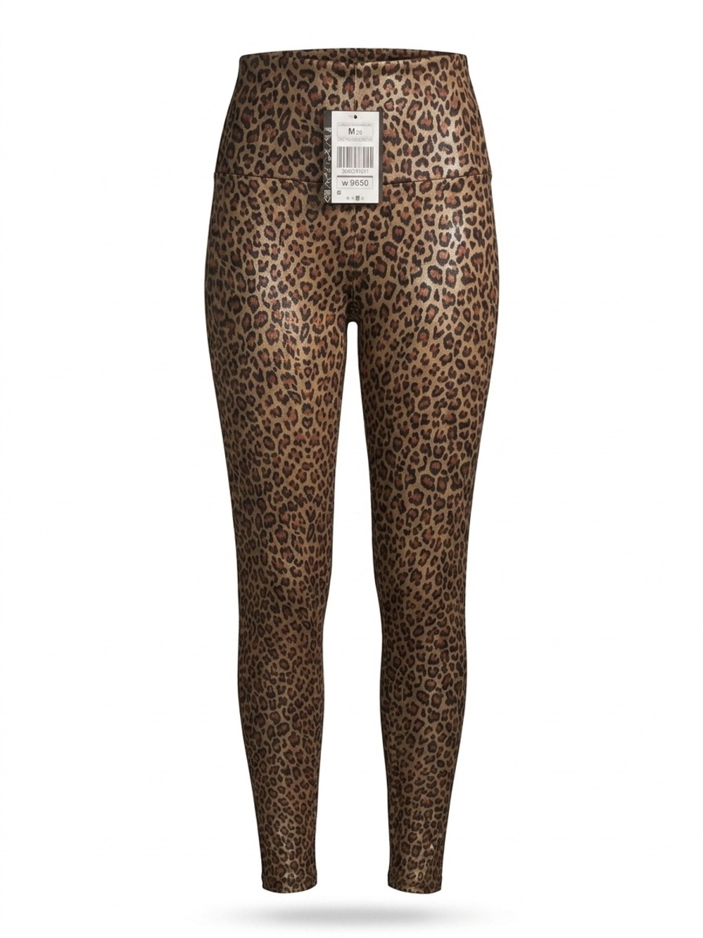 Leopard High-Waist Leggings - Brown Animal Print